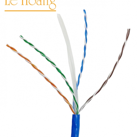 Cáp LAN CAT6 UTP 24AWG 4PRS - PVC 305m – VCOM | Le Hoàng Corp Cáp LAN CAT6 UTP 24AWG 4PRS - PVC 305m – VCOM | Le Hoàng Corp