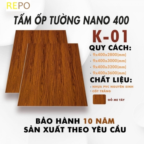 Tấm nhựa ốp tường trang trí Nano